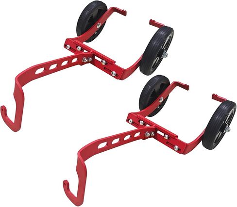 نظام دولي لعربة الثلج القابلة للتعديل من C CLINK، عجلات مزلجة، مجموعة نقل عالمية لعربة الثلج، زوج (أحمر) in Kuwait