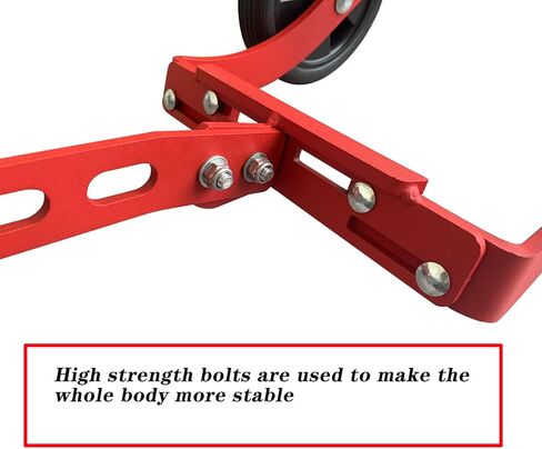 نظام دولي لعربة الثلج القابلة للتعديل من C CLINK، عجلات مزلجة، مجموعة نقل عالمية لعربة الثلج، زوج (أحمر) in Kuwait