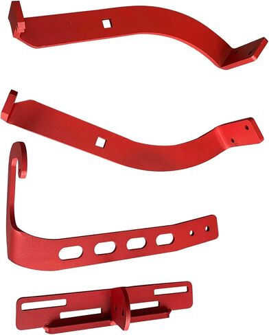 نظام دولي لعربة الثلج القابلة للتعديل من C CLINK، عجلات مزلجة، مجموعة نقل عالمية لعربة الثلج، زوج (أحمر) in Kuwait