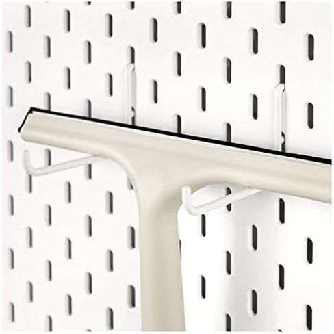 خطافات بيجبورد بيضاء من DODXIAOBEUL، حامل رسائل، تخزين الحروف، الكتب أو الأجهزة اللوحية، وخطافات ربط على شكل حرف J، 3 عبوات in Kuwait