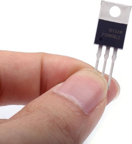 Cylewet 10Pcs RFP30N06LE 30A 60V 0.047Ohm Logic Level N-Channel Power Mosfet TO-220 ESD Rated for Arduino (Pack of 10) CYT1047 in Saudi Arabia