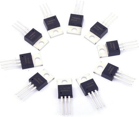 Cylewet 10Pcs RFP30N06LE 30A 60V 0.047Ohm Logic Level N-Channel Power Mosfet TO-220 ESD Rated for Arduino (Pack of 10) CYT1047 in Saudi Arabia
