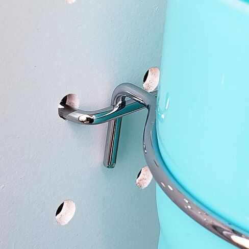 سلال بيغبورد مع حلقات مجموعة مكونة من 4 قطع - أكواب إكسسوارات مريحة 1/8 و1/4 من بيغبورد - ملحقات لوح ربط لللوازم الفنية والحرفية - مجموعة سلال منظمة متينة للتخزين in Kuwait