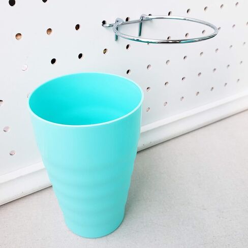 سلال بيغبورد مع حلقات مجموعة مكونة من 4 قطع - أكواب إكسسوارات مريحة 1/8 و1/4 من بيغبورد - ملحقات لوح ربط لللوازم الفنية والحرفية - مجموعة سلال منظمة متينة للتخزين in Kuwait