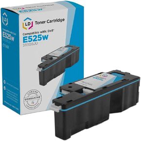 LD Products Compatible Toner Cartridge Replacement for 593-BBJU H5WFX Dell E525W Cyan Toner to use with Multi-Function E525W E525 525w Printer (Cyan) in Kuwait