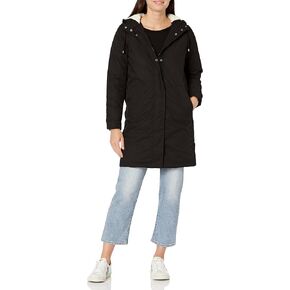 Levi's Women's Bunny Sherpa Lined Hooded Coaches Parka Jacket in Saudi Arabia