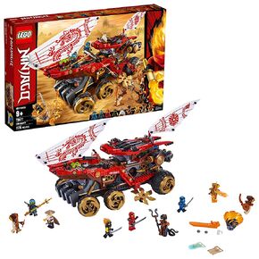 LEGO NINJAGO Land Bounty 70677 Toy Truck Building Set with Ninja Minifigures, Popular Action Toy with Two Toy Vehicles and Toy Ninja Weapons for Creative Play (1,178 Pieces) in Saudi Arabia