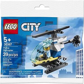 LEGO City Minifigure Polybag - Police Helicopter with Pilot and Stand 30367 in Saudi Arabia