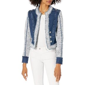 GUESS Women's Long Sleeve Runway Tweed Jacket in Saudi Arabia
