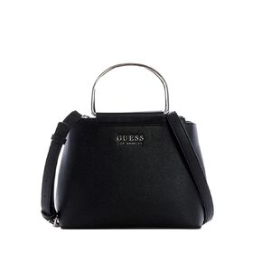 GUESS Factory Women's Feldstein Small Satchel Black Bag Handbag Purse in Kuwait