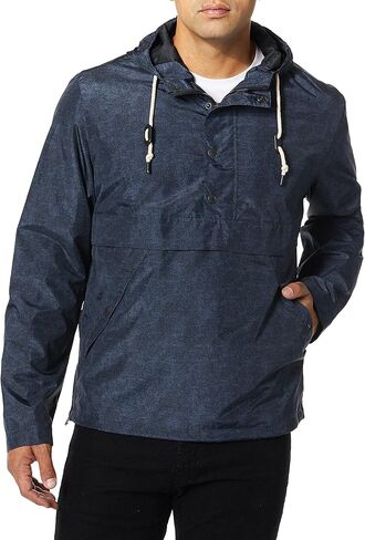 Levi's Men's Lightweight Printed Hooded Popover Jacket in Saudi Arabia