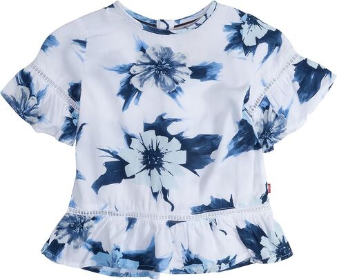 Levi's Girls' Short Sleeve Ruffle Top in Saudi Arabia