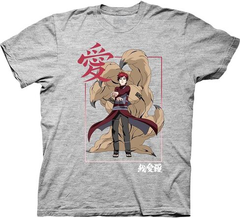 Ripple Junction Naruto Shippuden Gaara Kanji Framed Adult T-Shirt in Saudi Arabia