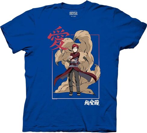 Ripple Junction Naruto Shippuden Gaara Kanji Framed Adult T-Shirt in Saudi Arabia