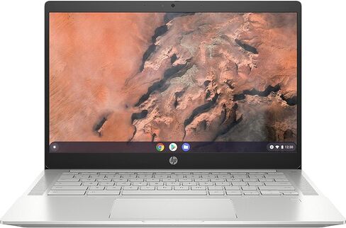 HP Pro Chromebook Enterprise 14-Inch Laptop c645 - AMD Ryzen 5 3500C Quad-Core - 16 GB RAM - 128 GB SSD - Pike Silver Aluminum - Chrome OS - AMD Radeon Graphics in Kuwait