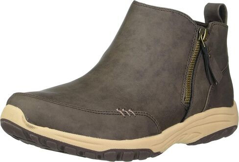حذاء Skechers Modern Comfort للنساء بطول الكاحل، بني داكن، 9.5 in Kuwait
