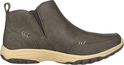 حذاء Skechers Modern Comfort للنساء بطول الكاحل، بني داكن، 9.5 in Kuwait