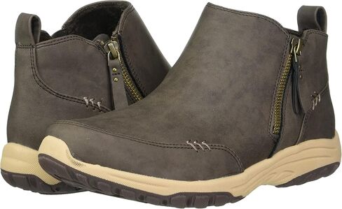 حذاء Skechers Modern Comfort للنساء بطول الكاحل، بني داكن، 9.5 in Kuwait