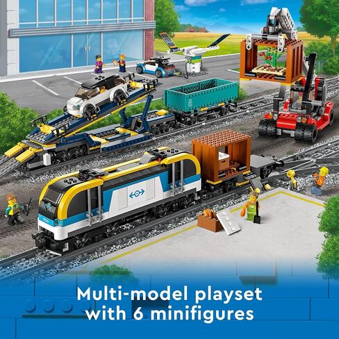 LEGO City Freight Train 60336 Building Toy Set with Powered Up Technology for Boys, Girls, and Kids Ages 7+ (1,153 Pieces) in Saudi Arabia