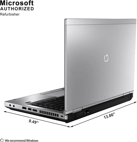 HP Elitebook 8470p Laptop webcam optional - Core i5 2.5ghz - 8GB DDR3 - 500GB HDD - DVD - Windows 10 home - (Renewed) in Saudi Arabia