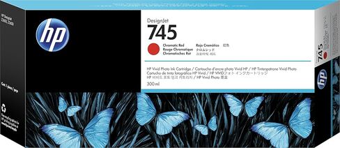 HP 745 (F9K06A) Ink Cartridge - Chromatic Red in Saudi Arabia