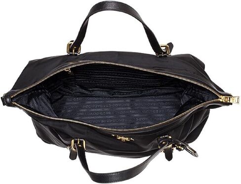 Prada Women's Tessuto Black Nylon Shopping Tote Handbag 1BG253 in Kuwait
