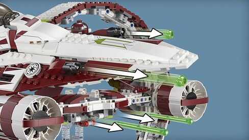 LEGO 6175769 Star Wars Jedi Starfighter with Hyperdrive 75191 Building Kit (825 Pieces) in Kuwait