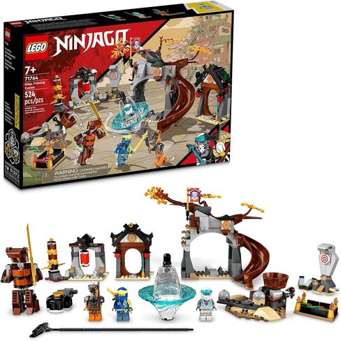 LEGO NINJAGO Ninja Training Center 71764 Building Kit Featuring NINJAGO Zane and Jay, a Snake Figure and a Spinning Toy; Construction Toys for Kids Aged 7+ (524 Pieces) in Saudi Arabia