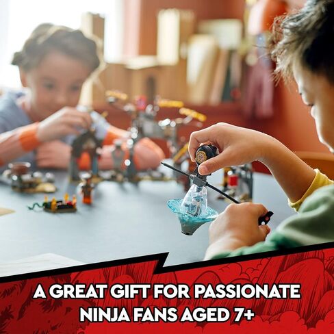 LEGO NINJAGO Ninja Training Center 71764 Building Kit Featuring NINJAGO Zane and Jay, a Snake Figure and a Spinning Toy; Construction Toys for Kids Aged 7+ (524 Pieces) in Saudi Arabia