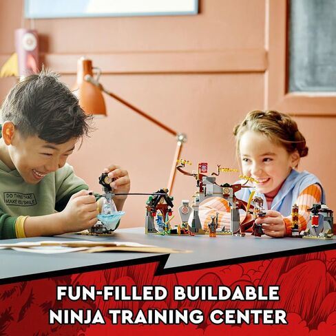 LEGO NINJAGO Ninja Training Center 71764 Building Kit Featuring NINJAGO Zane and Jay, a Snake Figure and a Spinning Toy; Construction Toys for Kids Aged 7+ (524 Pieces) in Saudi Arabia