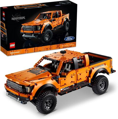 LEGO Technic Ford F-150 Raptor 42126 Model Building Kit; Enjoy an Immersive Build Recreating The Features and Functions of The Powerful Ford F-150 Raptor Pickup Truck (1,379 Pieces) in Saudi Arabia