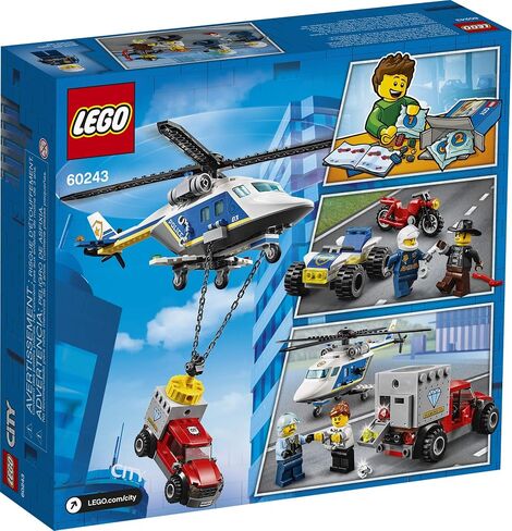 LEGO City Police Helicopter Chase 60243 Police Playset, Building Sets for Kids (212 Pieces) in Saudi Arabia