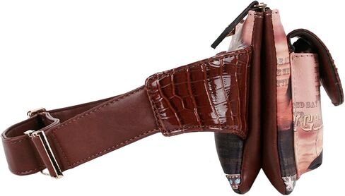 Nicole Lee Western Print Fanny Pack, Cowgirl Flag Silver, One Size in Saudi Arabia