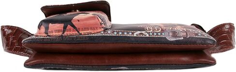 Nicole Lee Western Print Fanny Pack, Cowgirl Flag Silver, One Size in Saudi Arabia