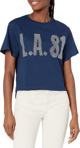 GUESS Women's Short Sleeve Crew Neck Arrieta Tee in Saudi Arabia