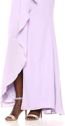 Calvin Klein Women's Halter Neck Gown with Draped Front & Beading in Saudi Arabia