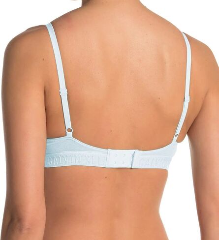 Calvin Klein Women's Monochrome Logo Triangle Bralette in Saudi Arabia