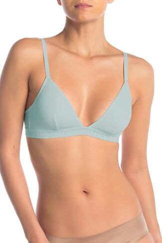 Calvin Klein Women's Monochrome Logo Triangle Bralette in Saudi Arabia