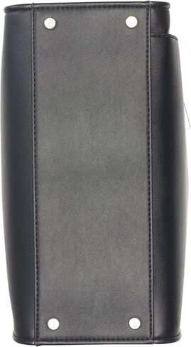 Calvin Klein Jade Tailored Satchel, Black/Silver in Saudi Arabia
