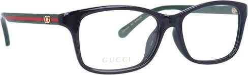 نظارات طبية من جوتشي GG0720OA 006 باطار أسود/أخضر/أحمر، 54, أسود / شفاف / أخضر, 54 in Saudi Arabia
