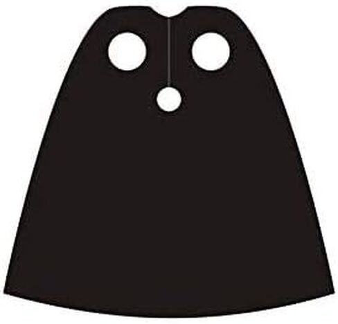 LEGO Minifigure Accessory: Authentic Black Cape in Saudi Arabia