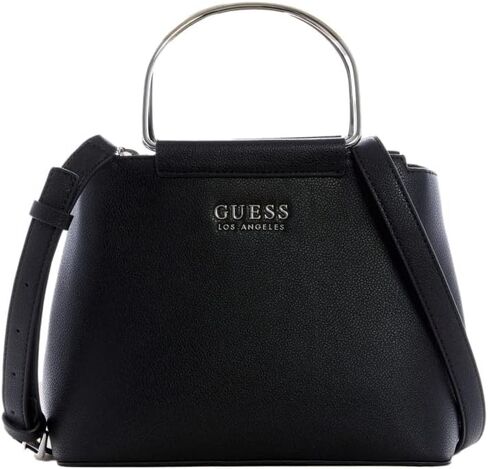 حقيبة يد صغيرة من GUESS Factory لون أسود، مقاس واحد, طباعة زهور سوداء, one in Kuwait
