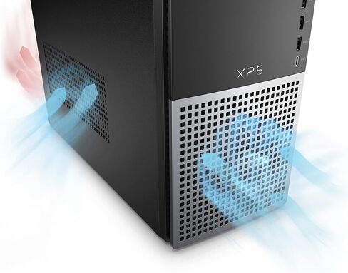 كمبيوتر مكتبي Dell XPS 8950 - معالج Intel Core i9 12900K، ذاكرة وصول عشوائي DDR5 سعة 16 جيجابايت، قرص صلب 1 تيرابايت، رسومات Intel UHD 770، محرك أقراص ضوئي، Killer Wi-Fi 6، مبرد سائل، خدمة McAfee لمدة 12 شهرًا، Windows 11 Pro - أسود in Kuwait