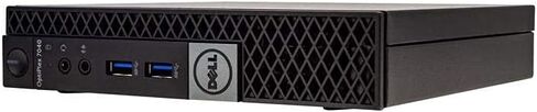DELL OPTIPLEX 7040 6th Gen Micro Business Desktop Computer, Intel Quad Core i5 6400T up to 2.8GHz, 16G DDR4, 256GB SSD, WiFi,HDMI, DP, Win 10 64-Bit Supports EN/ES/FR(CI5)(Renewed) in Kuwait