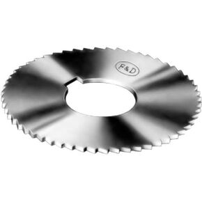 F&D Tool Company 15330-J123 Jeweler's Slotting Saws, High Speed Steel, 1.25" Diameter, 0.028" Width, 3/8" Hole Size, 24 Teeth per Inch, 98 Teeth per Saw in Saudi Arabia