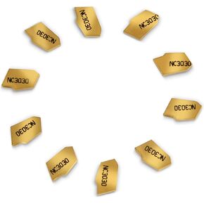 Gtn-2 إدراجات كربيد مطلية بالقصدير - 10 قطعة SP200 لأداة SPB26-2 SPB32-2 أداة قطع الشق للشفرة in Kuwait