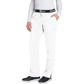 Grey's Anatomy 4275 3 Pkt Logo Waist Pant with Drawstring