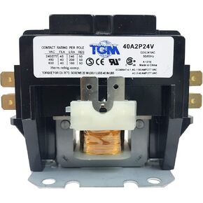 TGM Contactor 2 Pole 40 Amps 24 Coil Voltage Heavy Duty in Saudi Arabia