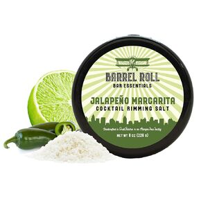 Barrel Roll Bar Essentials Cocktail Rimmers - Finishing Salt Garnish for Drinks, Glass Rimming Salts - All Natural - Black Obsidan - 8 oz 452 Servings in Saudi Arabia
