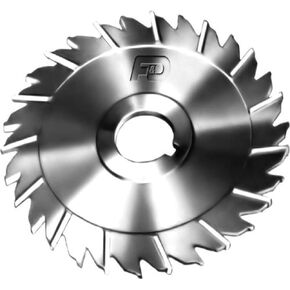 F&D Tool Company 14977-B628 Slitting Saw with Staggered Teeth, High Speed Steel, 3" Diameter, 1/8" Width of Face, 1" Hole Size in Saudi Arabia